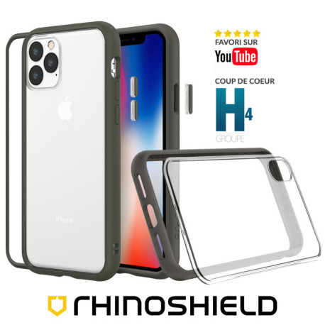COQUE MODULAIRE MOD NX™ GRAPHITE POUR APPLE IPHONE 12 / 12 PRO (6.1) - RHINOSHIELD™